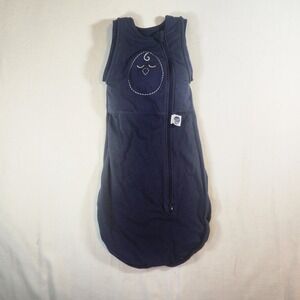 Nested Bean Zen One Swaddle Navy Blue Weighted Transition Sleep Sack Size Small
